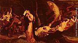 Frederick Richard Pickersgill Flight of the Pagan Deities painting
